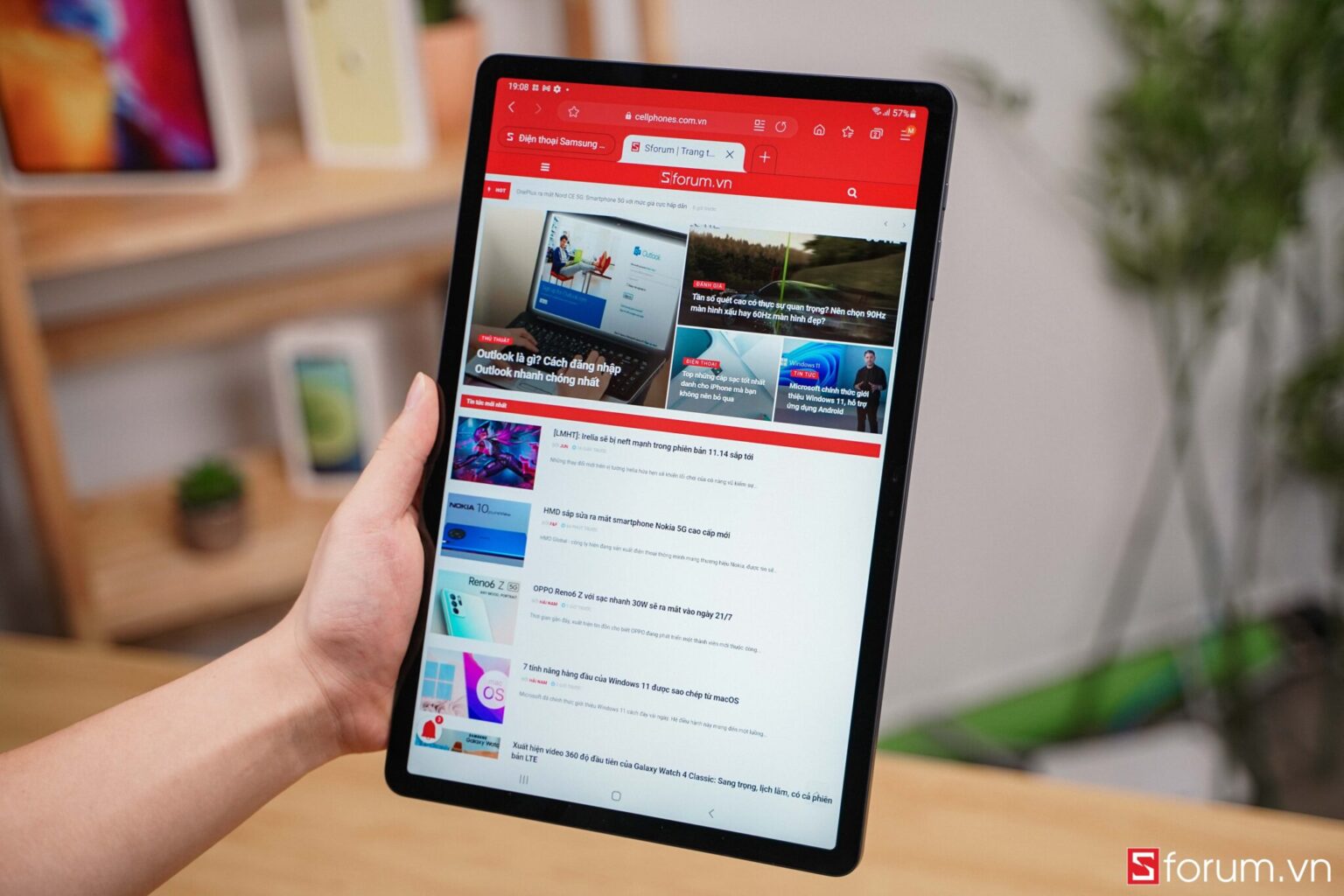 HOT SALE: Galaxy Tab S7 FE cấu hình khoẻ, pin 10,000mAh, sạc 45W, hạ giá sốc, ở nhà mua máy này về làm việc, học tập online thì miễn chê